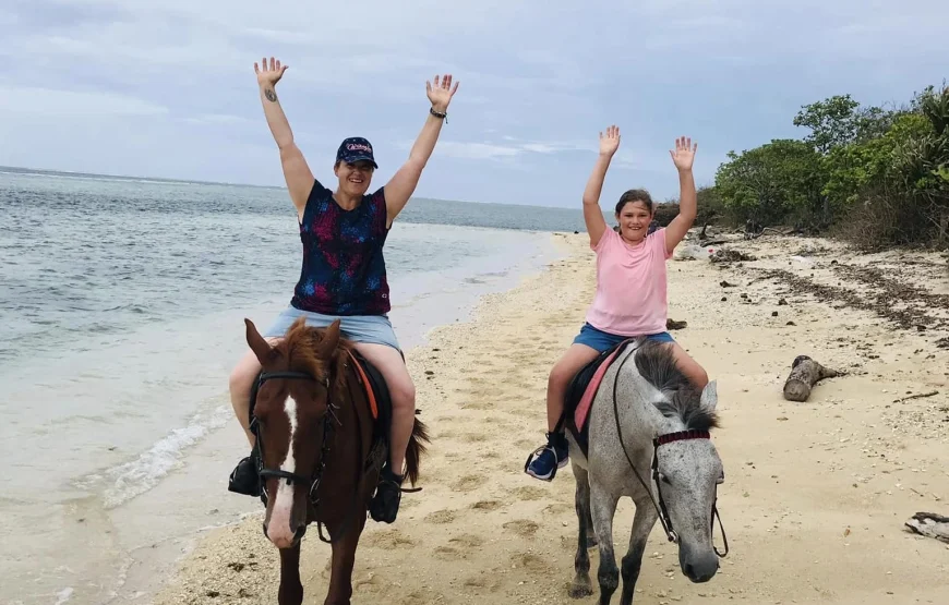 Natadola Beach Horse Ride + Beach Massage