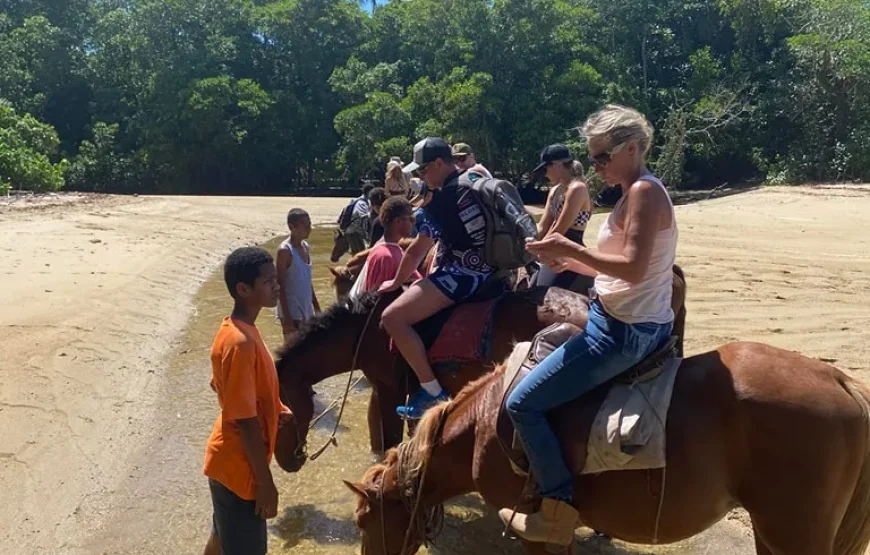 Coral Coast Horse Riding in Fiji with Fijian Hooves and Lovo Delights