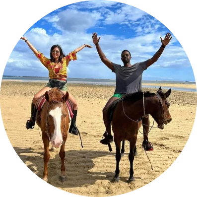 Coral Coast Horse Riding in Fiji with Fijian Hooves and Lovo Delights