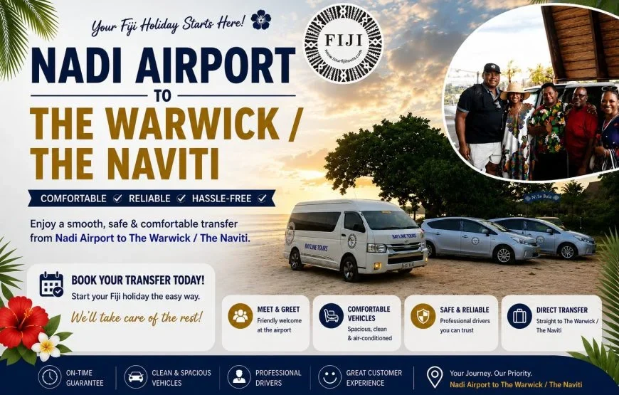 Nadi Airport to The Warwick Fiji Transfers